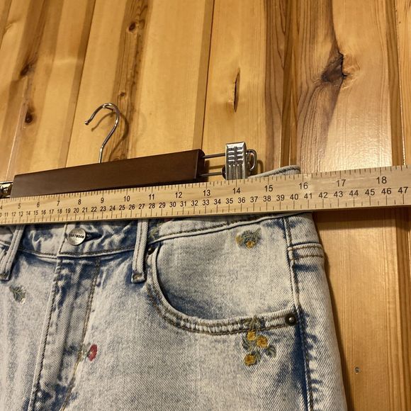 DRIFTWOOD High Rise Jeans with Floral Embroidery - Picture 9 of 14